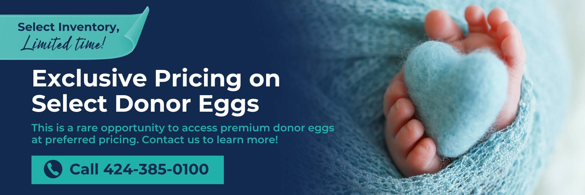 Exclusive Pricing on Select Donor Eggs