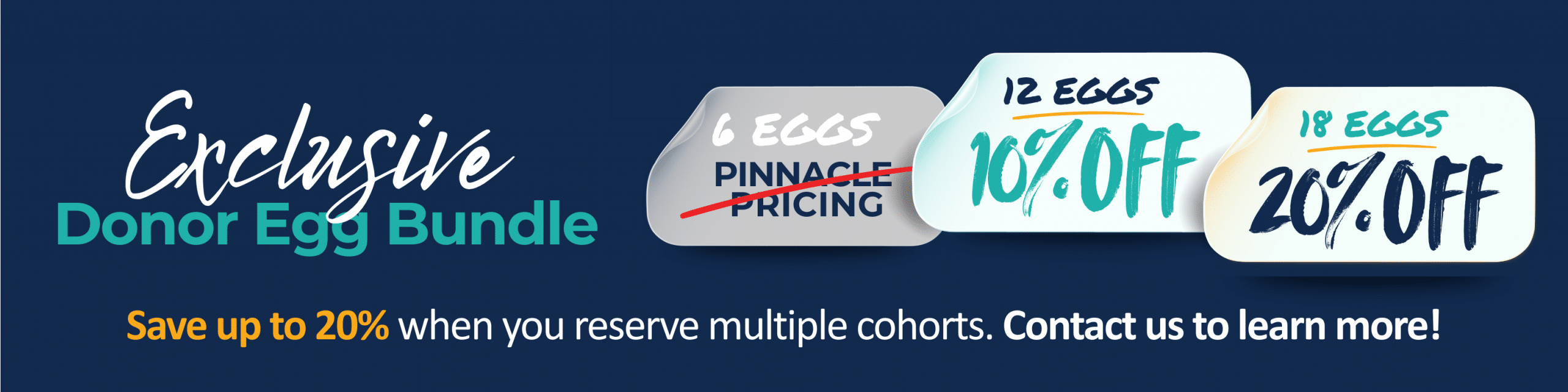 Exclusive Pricing on Select Donor Eggs